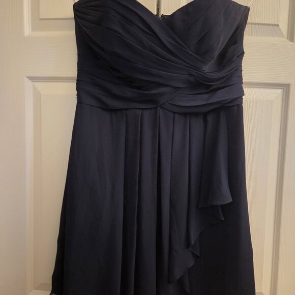 David's Bridal Navy Dress - Picture 2 of 4